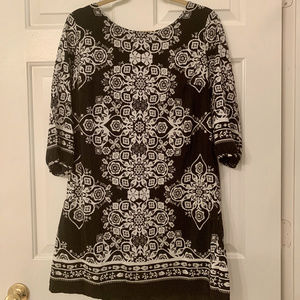 Old Navy Silky 3/4 Sleeve Shift Dress (Petite)